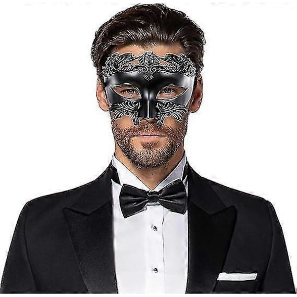 Antiikin Kreikan Spartan Soturi Roomalainen Naamiaisnaamio Miehille Venetsialainen Naamio Hääpallo Naamio Mardi Gras Naamio Hääpallo Naamio Burleski Pallo Juhlat black