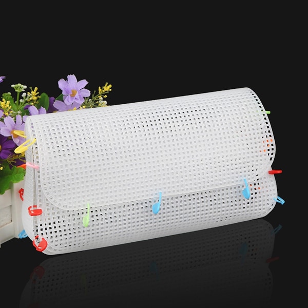 3 stk/sett Broderi Mesh Ark DIY Praktisk Plast Håndverk Veske Mesh Strikkeark For Hjem Mengxi