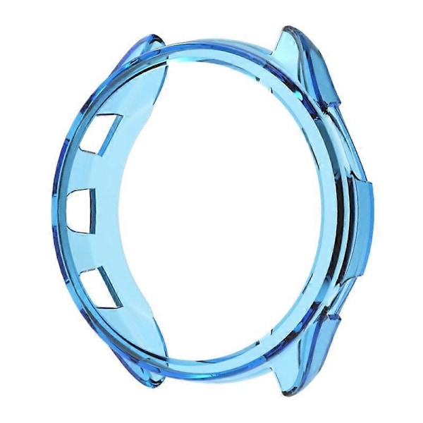 Stöttåligt Bumper-fodral för Garmin-Forerunner 965 med skärmskydd Transparent Blue
