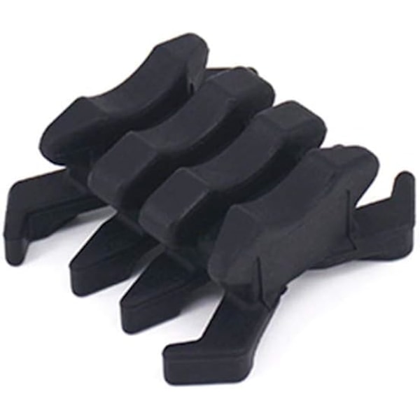 1 par bueskydning krabbe compound bue stabilisator gummi bue vibration lemmer dæmper dæmpning udendørs jagt skydning (sort)