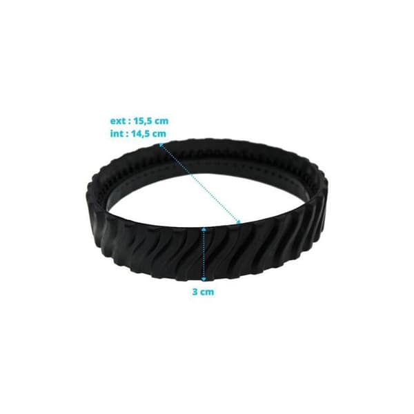 Erstatningshjul R0526100 MX8/MX6 for Baracuda høytrykksvasker – 2 stk.