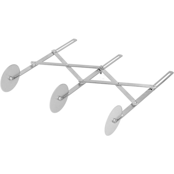 Pizzaskärare, Multi Wheel Rostfritt Stål Pizzaskärare Deg Bakverk Brödskärningsverktyg Köksbakningsverktyg (3 Hjul)