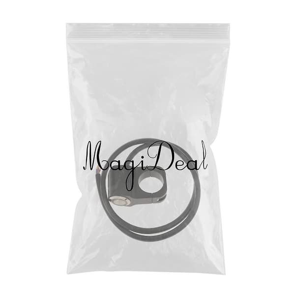 25 mm motorsykkelstyre frontlys tåkelysbryter rustfritt stål rød White 25mm
