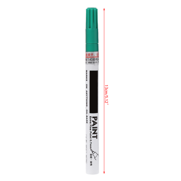 Universal 0,7 mm til ekstra fin spids permanent maling metallisk markør pen DIY kunst
