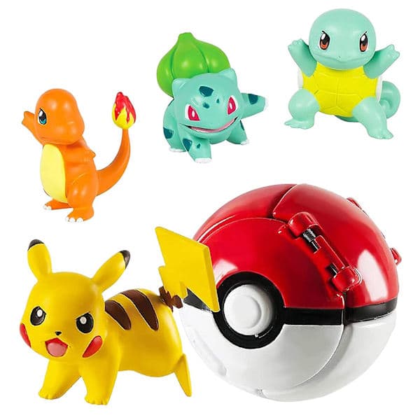 5-i-1 Model Figur Legetøj Lommemonster Fidget Ball Kagepynt Bordlegetøjsfigurer Kontorpynt Butikssamleobjekter