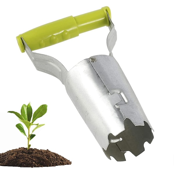 Transplanter Lökplanteringsverktyg Med Djupmarkör Trädgård Lökplantering Atomic Jord Grönsak Grävning/fyllning