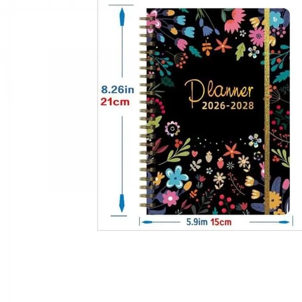 Kalender - -2028 - A5 (14,8 x 21 cm) - 64 ark - Spiralbunden