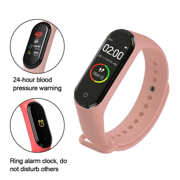 Smart Watch Fitness Tracker Red