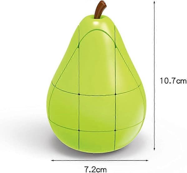 3D Fruktkub 33 Päron Magic Speed Cube Barn Pedagogiska Leksaker Pusselkub Hjärngympa