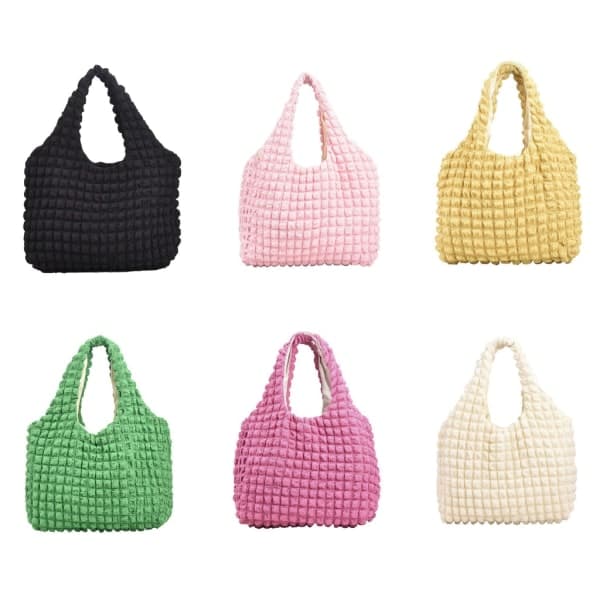 Plissert Sky Bag Tote Bag Handlepose Shopping Bag Skulderpose Veske til Bursdag