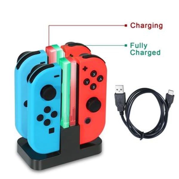 Nintendo Switch-lader Joy-Con-kontrollerdokk