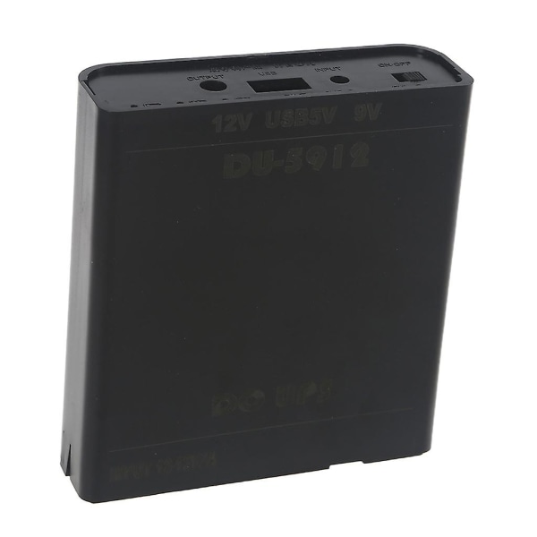 Gjør-det-selv 5v Usb 9v 12v 5,5x2,1mm Ups strømforsyningsboks for Wifi-ruter Cctv-kamera