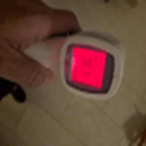 Pande termometer, pandemåling, farvekodeaflæsning, LCD, feberalarm, hukommelsesfunktion -LAN