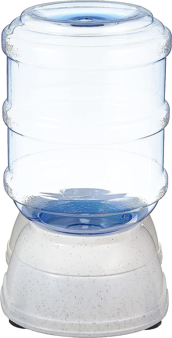 Vattendispenser, lämplig för katter och hundar, liten, transparent, vattendispenser för husdjur