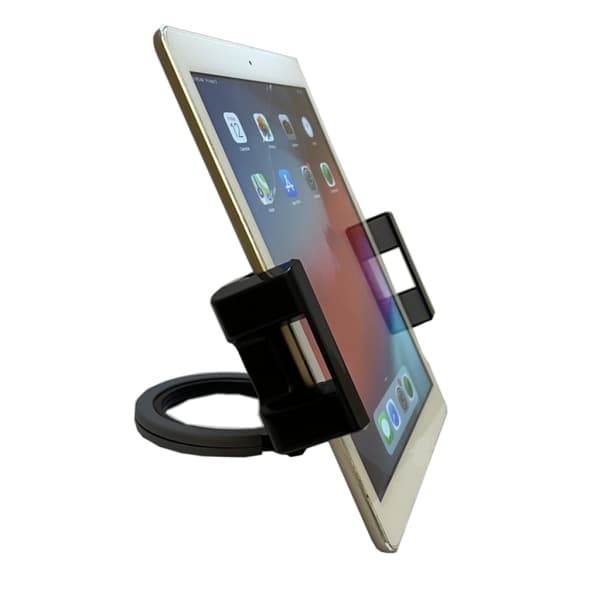 Bærbar Tablet Holder 360° Roterbar Justerbar Bagring med Multifunktionsskrivbord & Vægmontering til 7,9-12,9 Tommer
