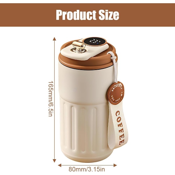 420ml Maple Termos i rustfritt stål for kaffe og varme drikker