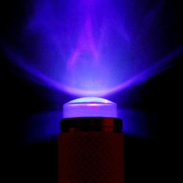 Mini neglekunst lommelygte med UV-lampe og silikoneplade