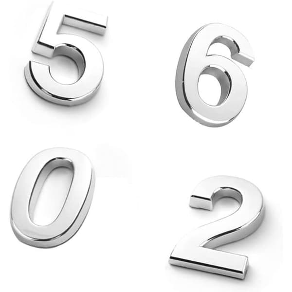Chiffre Postkasse Husnummer Selvklebende 0 til 9 Gateadresse Nummer Design Selvklebende Husdørnummer