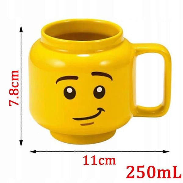 Keramikkrus 250 ml Gul