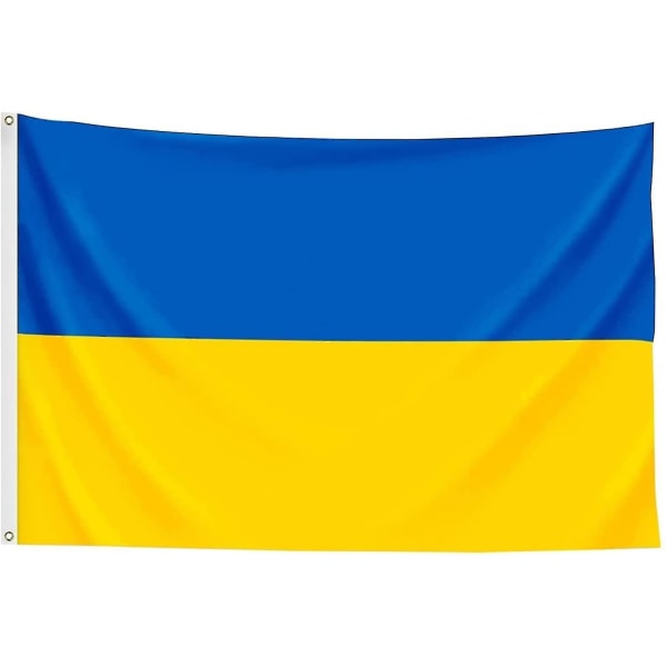 Ukraines flag 3ftx5ft Ukrainske nationale flag Polyester med messing øjer 3x5 fod flag(90cm*150cm)