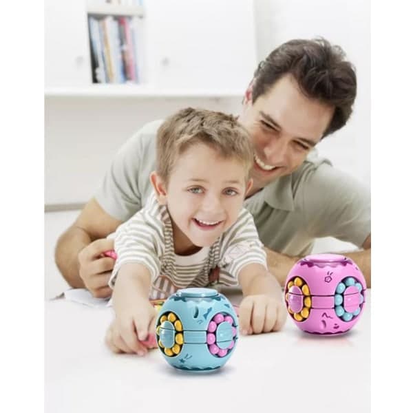 Fidget-lelupalapeli pallo Pop It Cube sininen