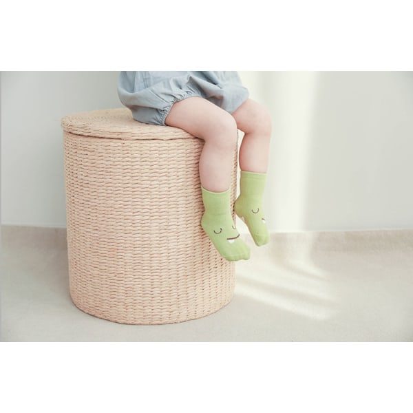 10-pack barnstrumpor med halkfria sulor - Monster L(4-6Y)