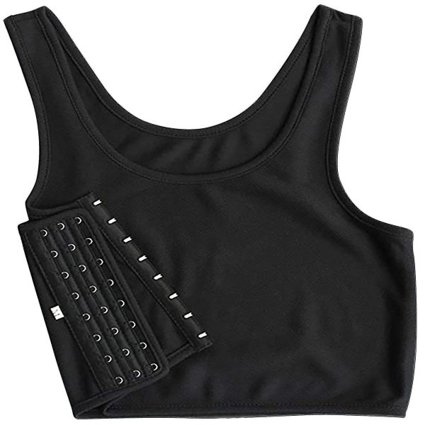 Muodi Kompressio Rintaliivit Naiset Hihaton Liivi Löysä Lyhyt Tankki Top Black S