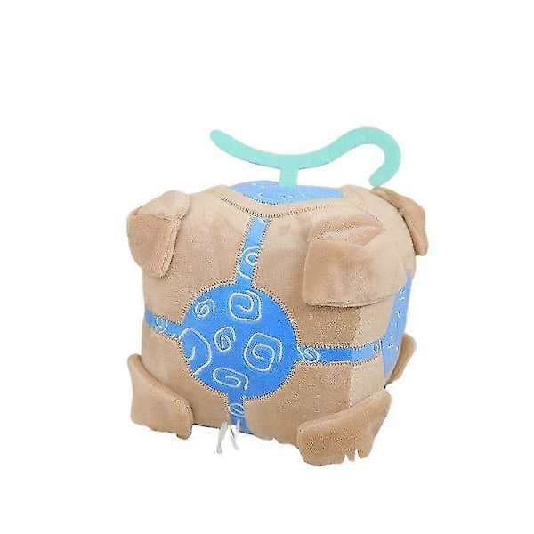 Blox Fruits Spel Periferi Djävulens Frukt Fruktlåda Dock Plysch Leksak Boris Khaki Blue Box 13cm Single Compression