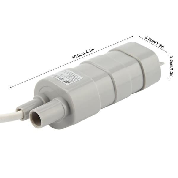 DC 12V Liten Dränkbar Djupbrunn Vattenpump 5.5*2.1 Hona Plugg
