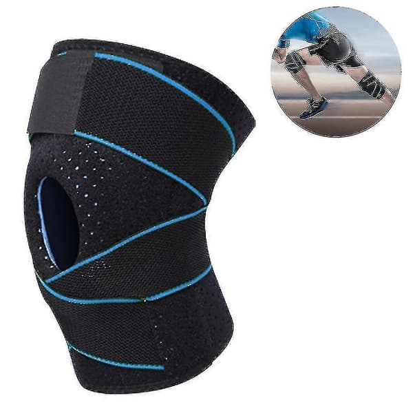 Adjable Knebeskytter med sidestabilisatorer, kne Blue
