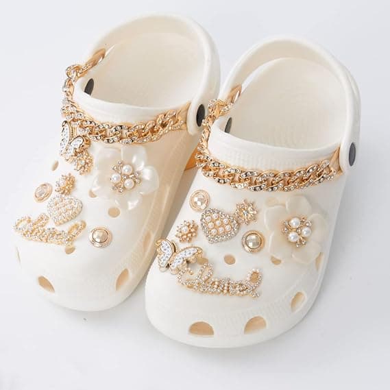 Sko-pynt for blomster Croc-pynt, 22 stk. Sko-pynt for Croc-pynt | Armbåndstilbehør | Festartikler | Bursdagsgave