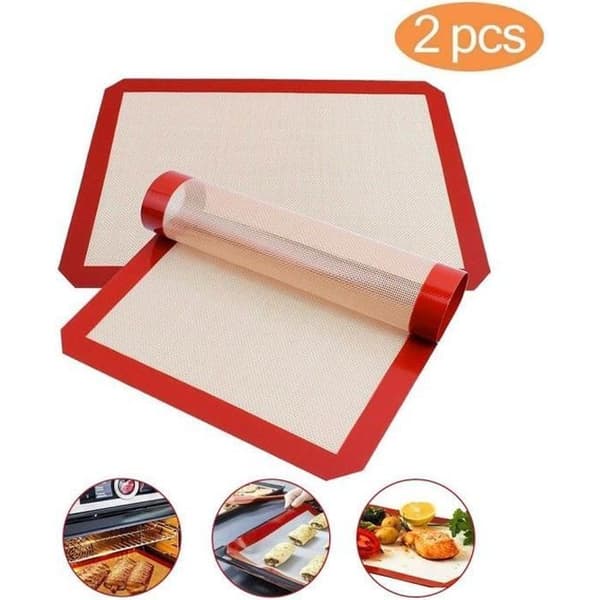 Bageunderlag - 40x30 cm - 2 stk. - Non-stick - Genanvendelig 5000 gange