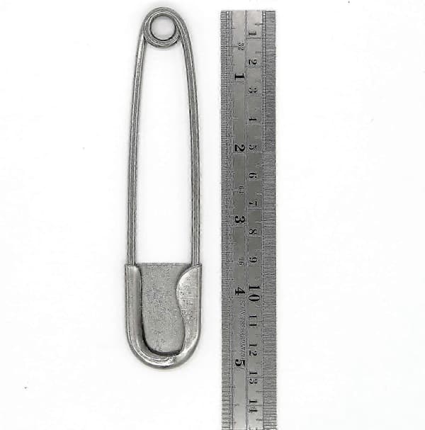 Store sikkerhedsnåle, 12,7 cm sikkerhedsnåle, 10 stk. sikkerhedsnåle i rustfrit stål til tæpper, tung vask, polstring