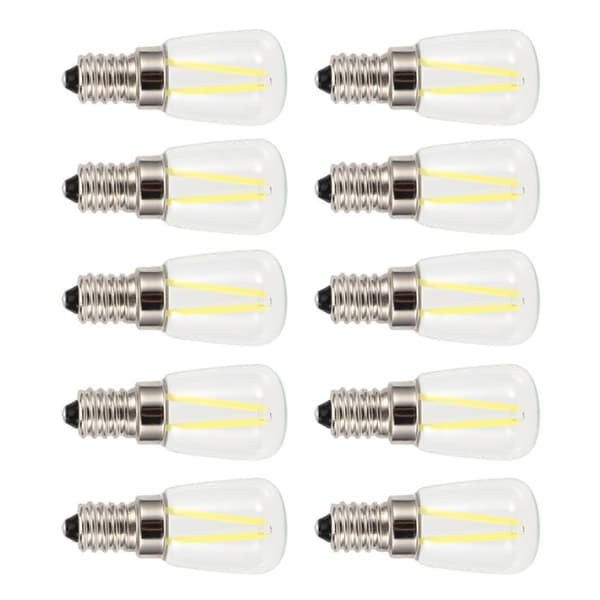 10 stk. Mini E14 Dæmpbare 1,5W AC 110V LED-pærer til lysekroner, væglamper og hjemmebelysning