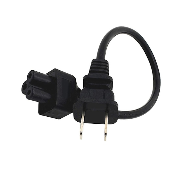 Nema 1-15P - IEC C5 Virtajohto, US 2-nastainen uros - C5 naaras muuntokaapeli