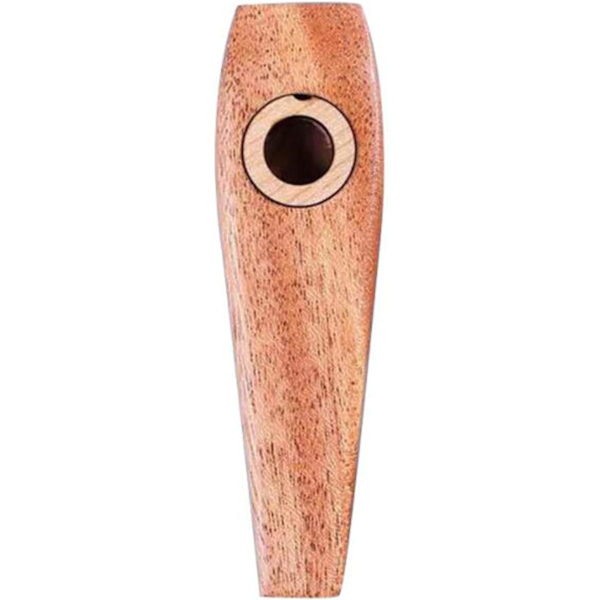 Træ Kazoo Instrument Træ Fløjte Træ Harmonika til Festivaler, Karnevaler, Instrumental Akkompagnement, Bands sort