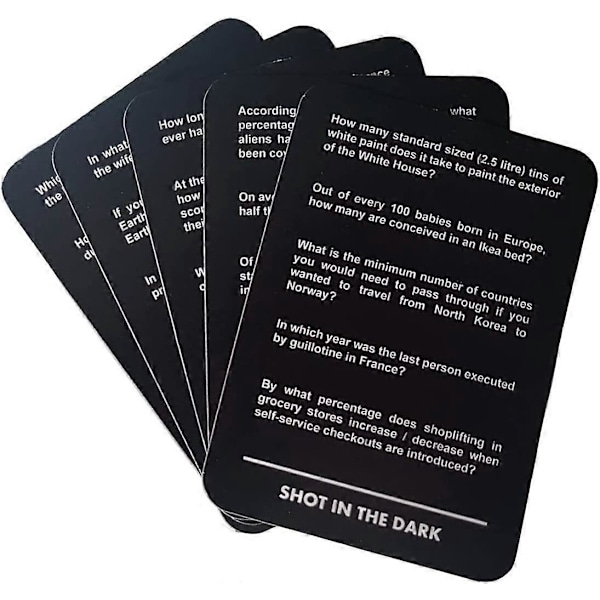Shot in the Dark - Äärimmäinen epätavallinen visailupeli