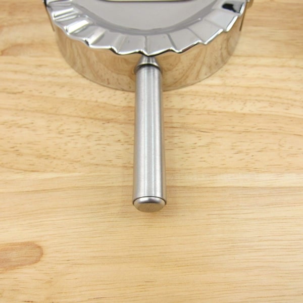 Bästa redskapen i rostfritt stål Ravioli-form Dumpling Maker Wrapper Bakverk Deg Skärare Kökstillbehör, 12 cm