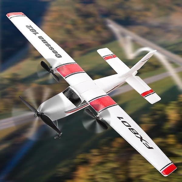 Fx-801 2.4g fjärrkontroll 2ch Rc flygplan Dr Glider utomhusleksak