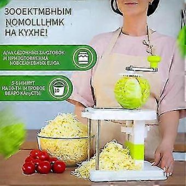 Kålskärare Hackare Strimlare Surkålsskärare Coleslaw Rivjärn
