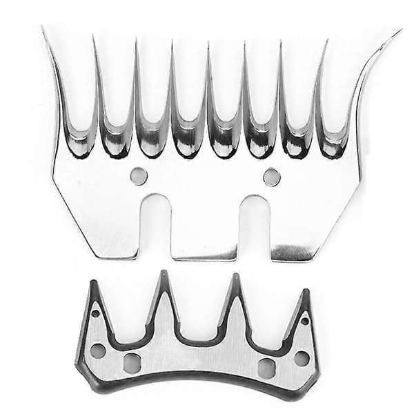 Fårklippere i rustfrit stål, høj hårdhed, skærende klippehoved, udskiftning Curved Blade 9 Tooth