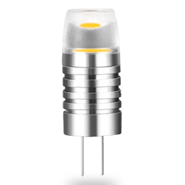 G4 Mini LED-lampbasbelysning 1,5W för DC 12V COB-lampersättning för ljuskrona Vitt ljus