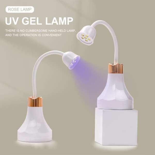 Mininagellampa - MOMOTOU - 18W - 6 LED-pärlor - USB - Vit