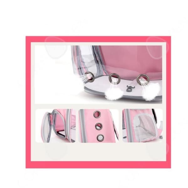 CONFO® Kattväska vinterryggsäck stor kapacitet liten hundbox kabinväska transparent valprymdväska