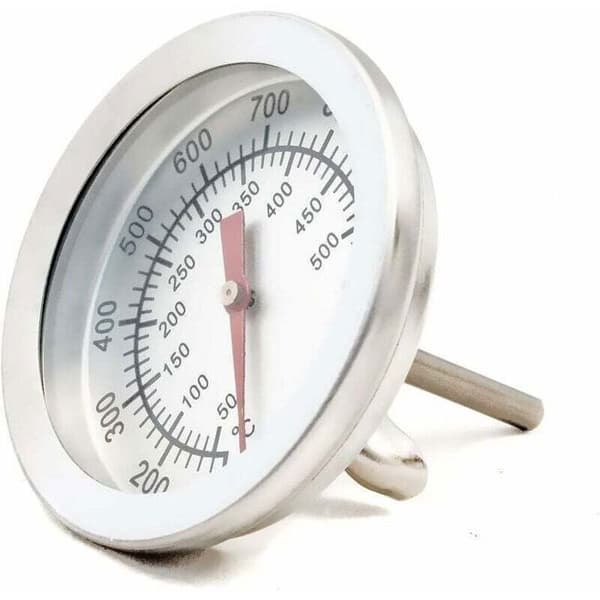 Varmebestandigt analogt stegetermometer til grill, ovne, rygere og røgerier. 10°C - 500°C