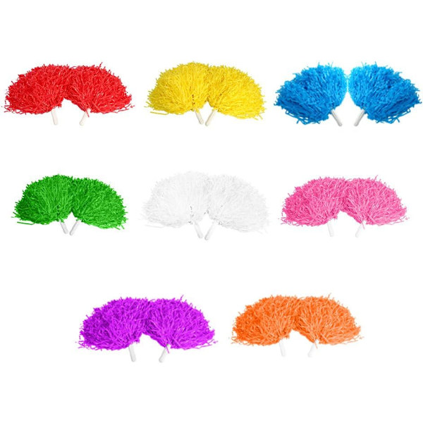 2 kpl Cheerleader Pom Poms urheilukilpailuihin ja tanssivarusteisiin