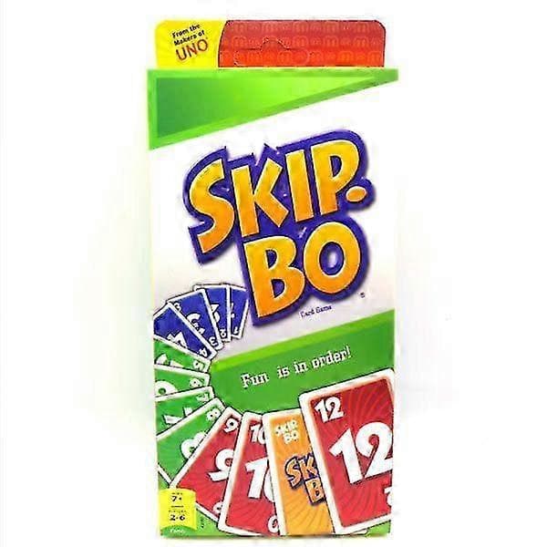 2026 Skip-Bo kortspill - Klassisk familiegøy for barn, voksne og festspill