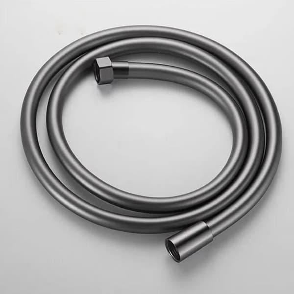 2m Grå PVC Flexibel Duschslang för Handhållen Dusch i Badrum
