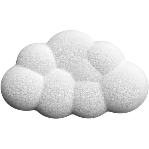 Skyformet håndleddstøtte for mus, håndleddstøtte for datamaskinmatte, håndleddstøtte med sklisikker base, ergonomisk design for å lindre smerte