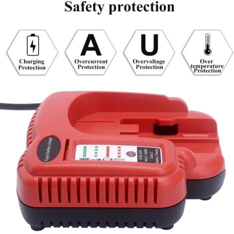 Til Black & Decker BDFC240 9.6V-24V Elværktøj NiMH NiCd Batterioplader